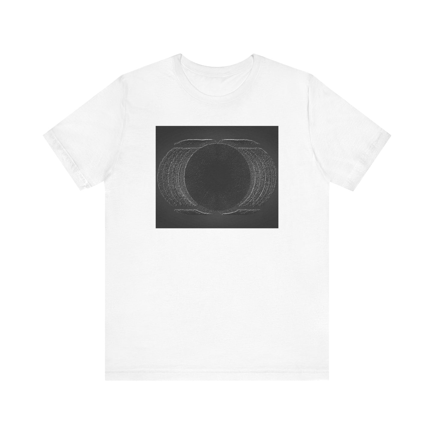Unisex Tee with Dark Wave Graphic