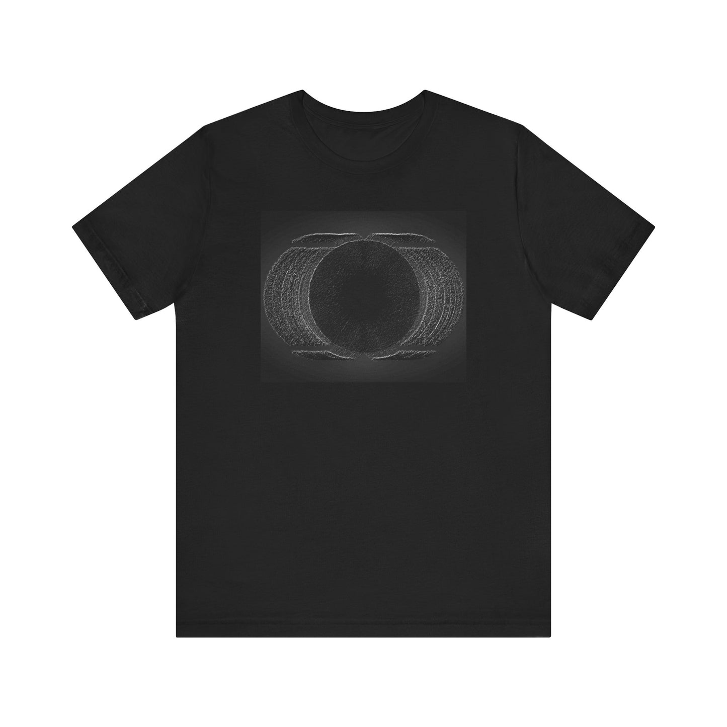 Unisex Tee with Dark Wave Graphic