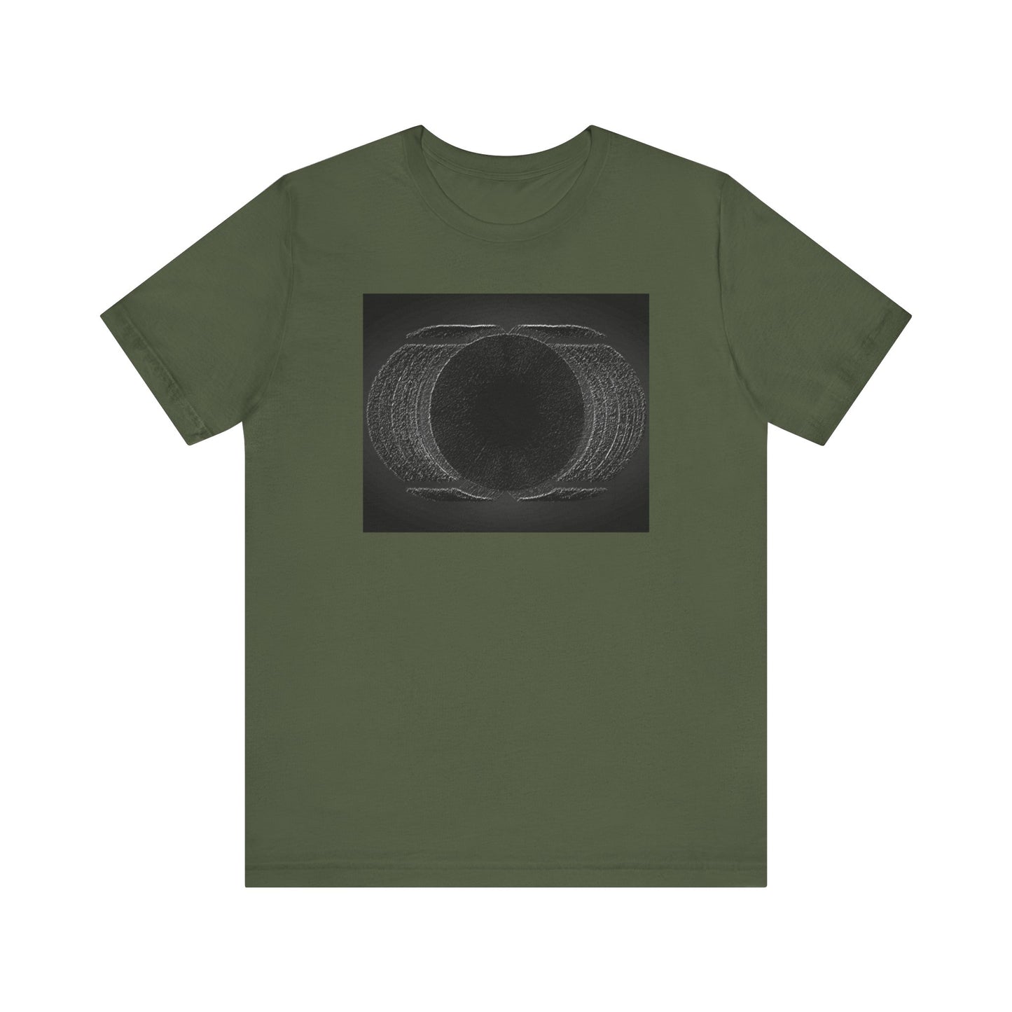 Unisex Tee with Dark Wave Graphic